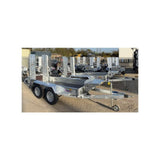 INDESPENSION 9'X4' CHALLENGER 50 BEAVERTAIL TRAILER