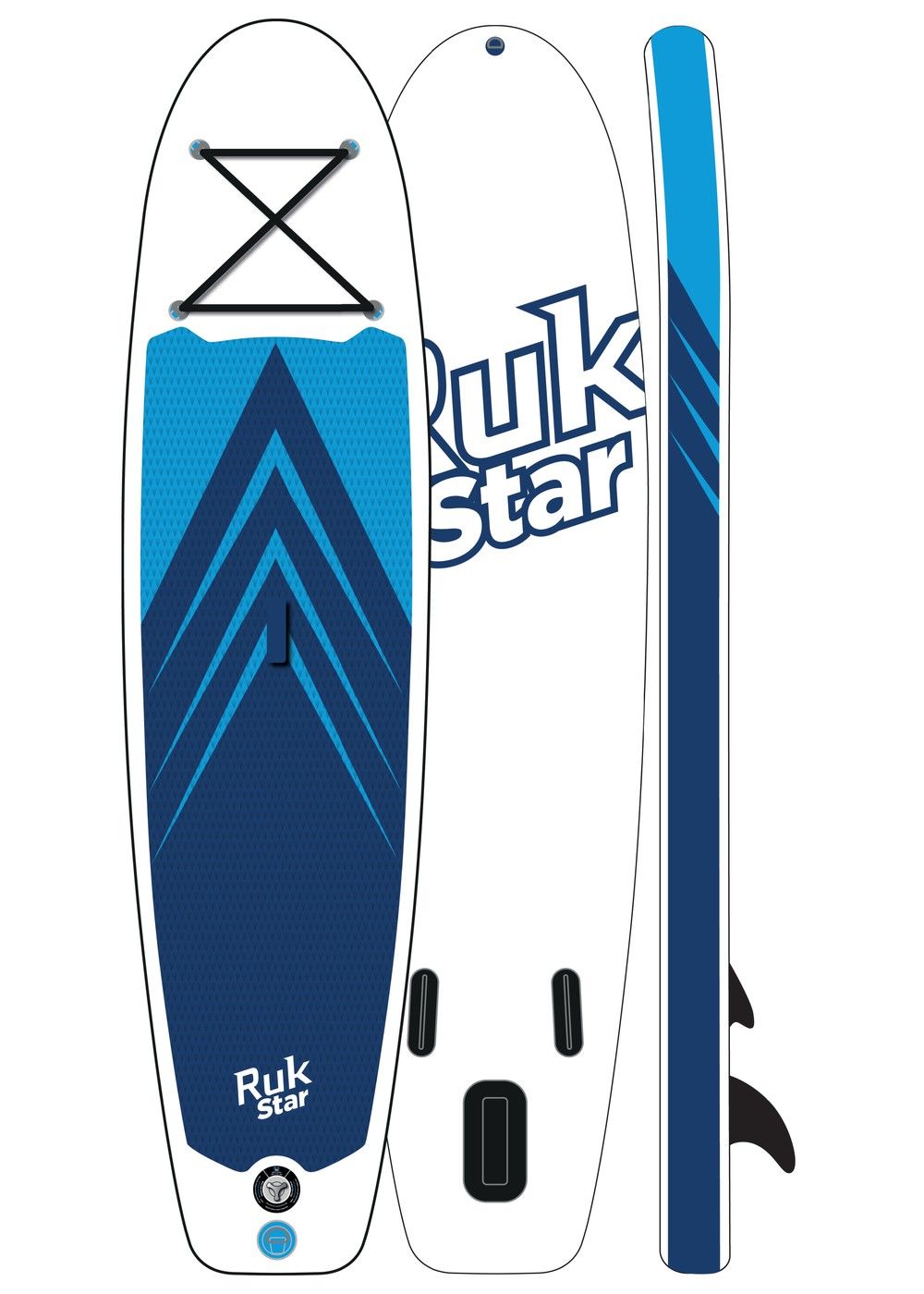 RUK STAR 10'8 INFLATABLE SUP PADDLEBOARD